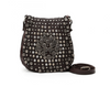 Campomaggi small cross-body bag with studs and rhinestones/ dark brown Sold out