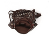 Campomaggi small cross-body bag with studs and rhinestones/ dark brown Sold out